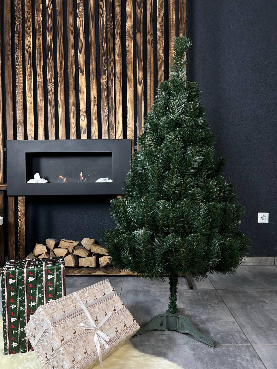 Искусственная елка Сказка 1 м с пластиковой подставкой Зеленый (YA678280)