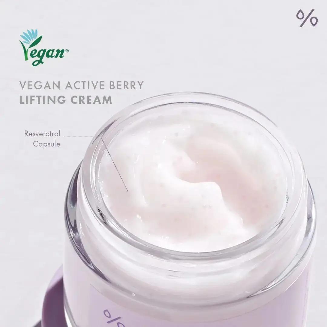 Ліфтинг крем-гель з ресвератролом та екстрактом журавлини Dr.Ceuracle Vegan Active Berry Lifting Cream 75 г - фото 3