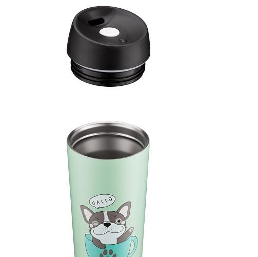 Термокружка Ardesto Coffee Time Frenchie AR2645DG 450 мл Зеленый - фото 4 Термокружка Ardesto Coffee Time Frenchie AR2645DG 450 мл Зеленый - фото 4