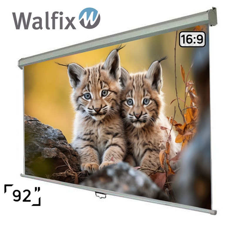 Экран проекционный Walfix SNM-7 настенный потолочный 92" 203х114 см 16:9 (tf541) - фото 2