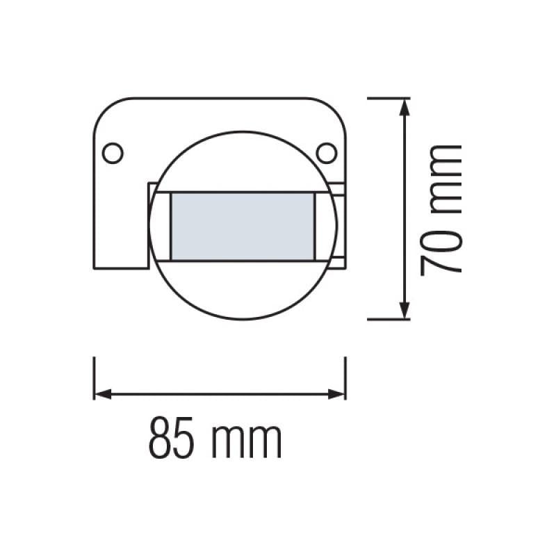 Датчик движения Linea Horoz Electric180° 1000W 12 м Белый - фото 3