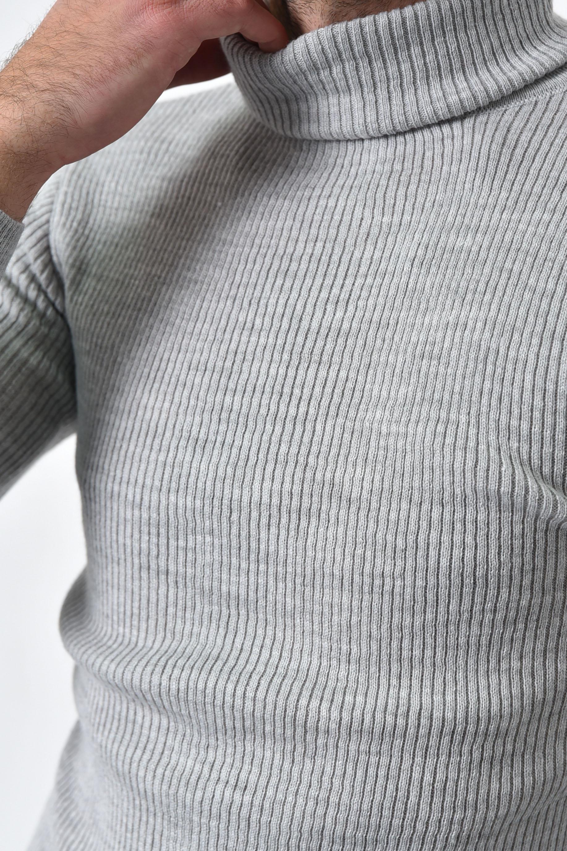 Гольф мужской акриловый S Серый (169941) - фото 4