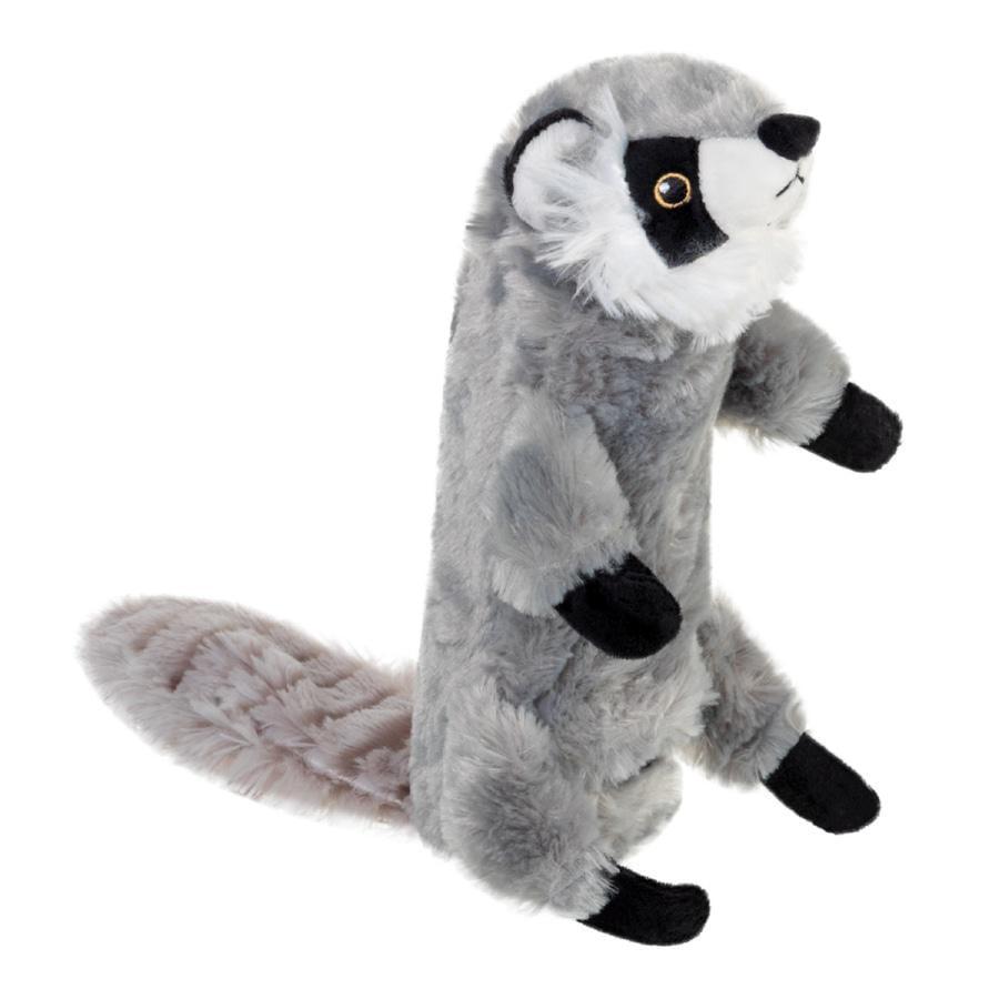 Игрушка для собак GiGwi Catch & fetch Шкурка енота с бутылкой пищалкой 51 см