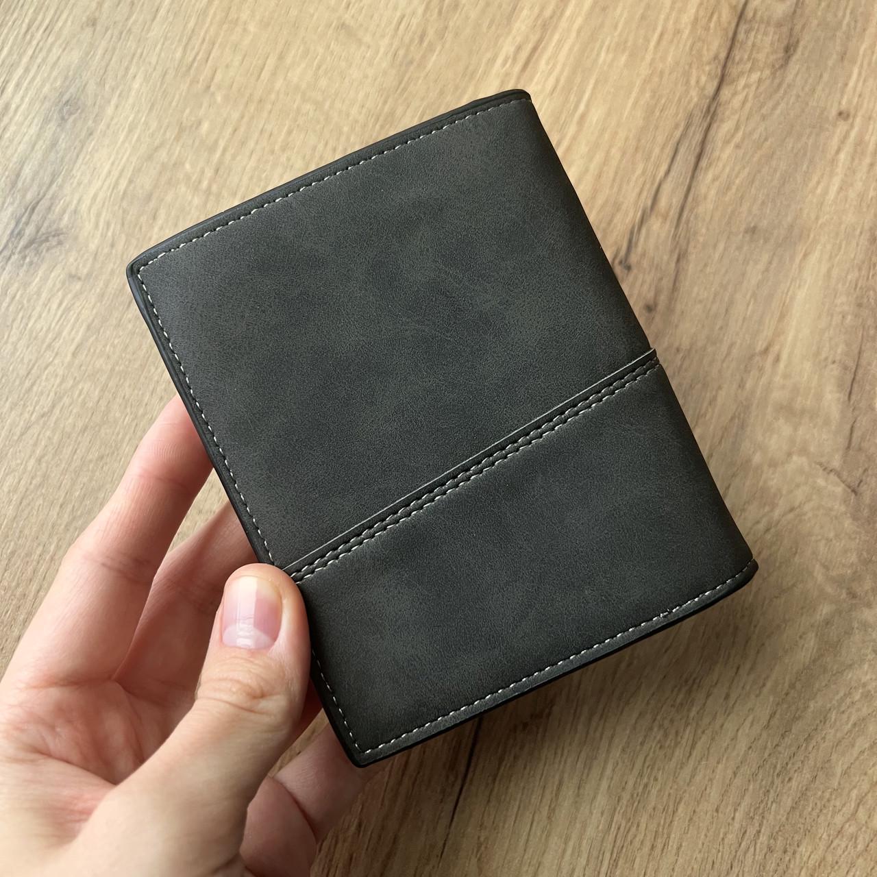 Кошелек вертикальный с монетницей Baellerry Графитовый (w022-1) - фото 7 Кошелек вертикальный с монетницей Baellerry Графитовый (w022-1) - фото 7