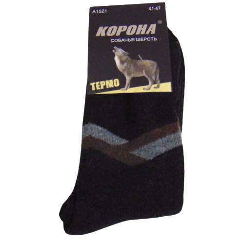 Носки термо собачья шерсть на махре Корона р. 41-47 Черный (2330420940) Носки термо собачья шерсть на махре Корона р. 41-47 Черный (2330420940)