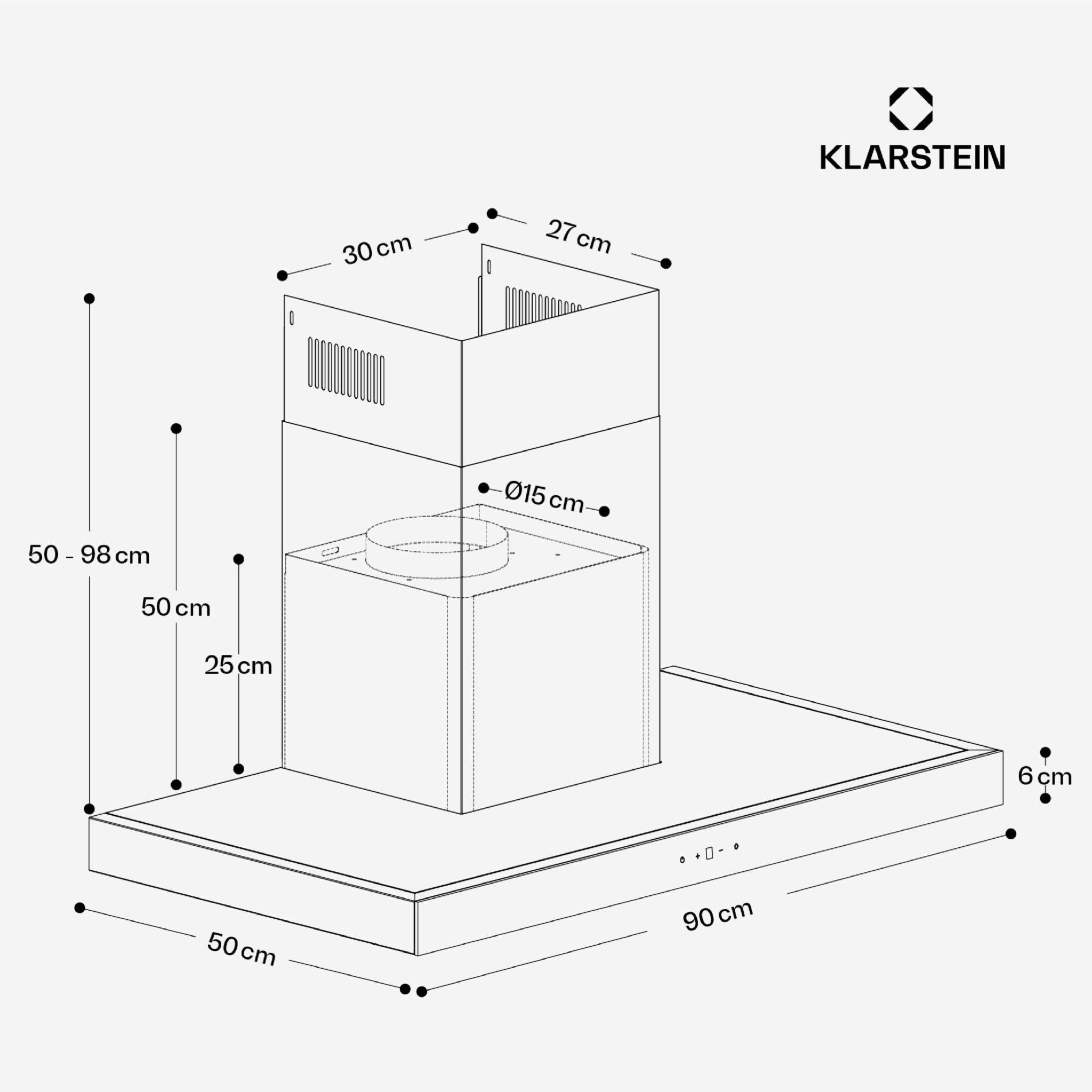 Вытяжка KLARSTEIN ZenFusion T 210 Вт (10046763) - фото 4 Вытяжка KLARSTEIN ZenFusion T 210 Вт (10046763) - фото 4