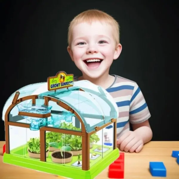 Набор для выращивания растений для детей с семенами Домашняя теплица (HM66) - фото 2