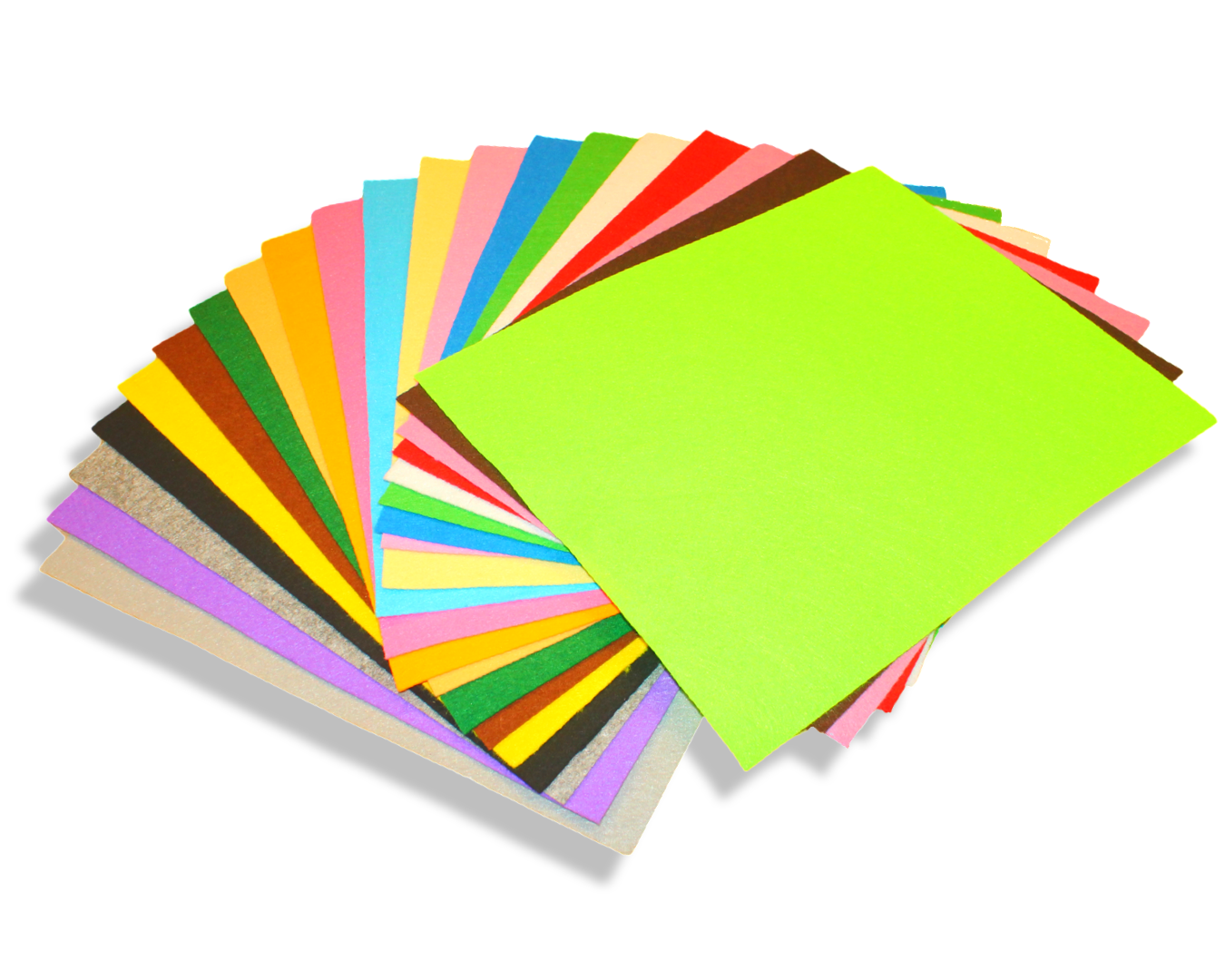 Комплект фетра 20 цветов 1 мм 50х40 см