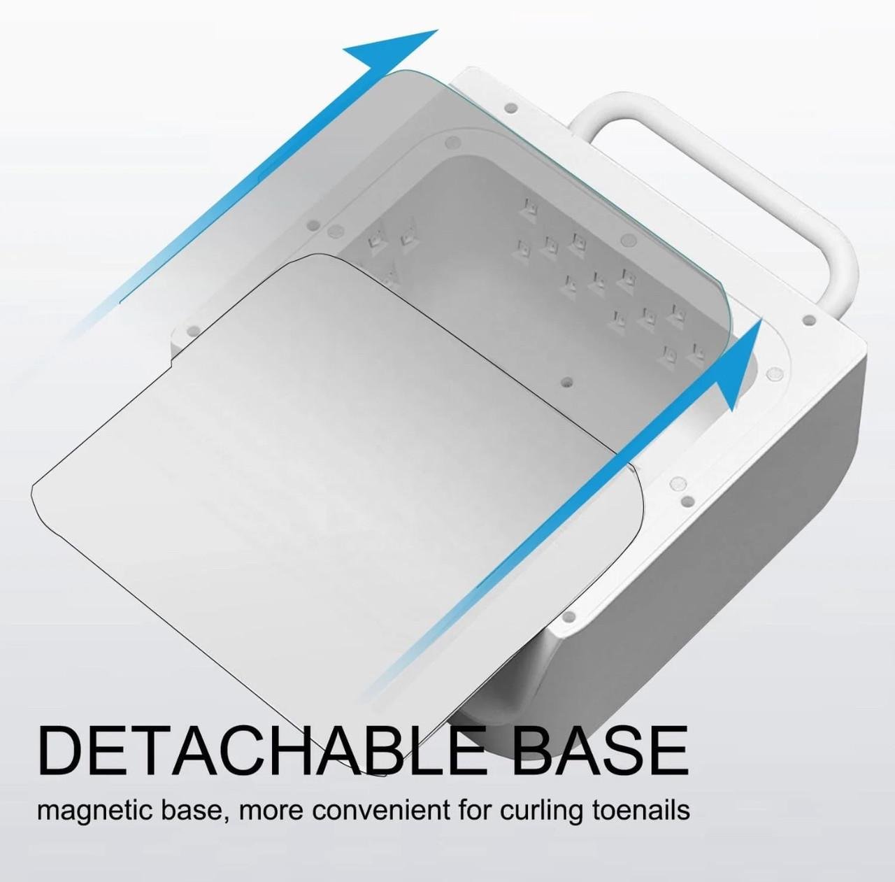 Лампа UV/LED беспроводная BY10 9600 mAh 220 Вт Белый - фото 5 Лампа UV/LED беспроводная BY10 9600 mAh 220 Вт Белый - фото 5