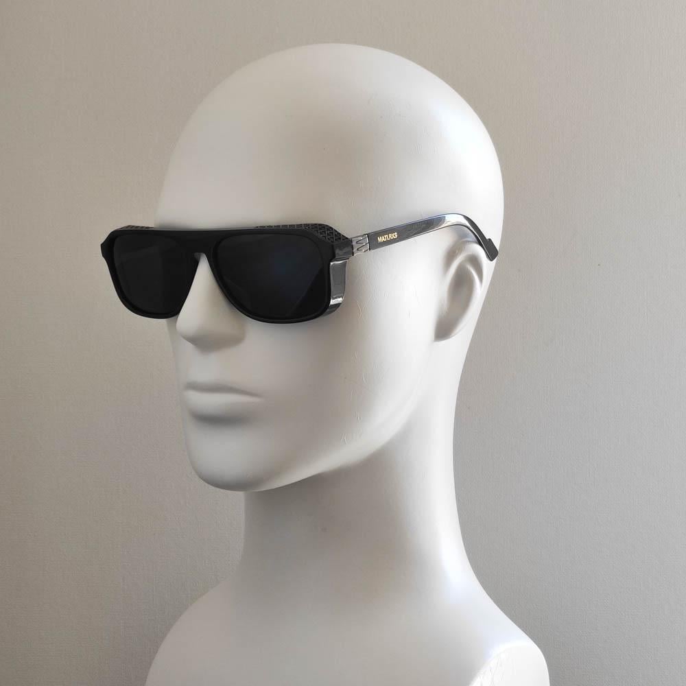 Солнцезащитные очки поляризованные 1886 Matlrxs Polarized Черный Глянцевый (47144)