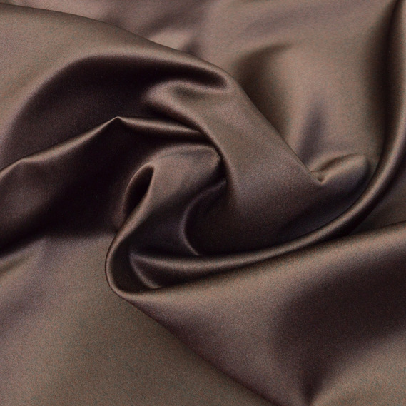Ткань костюмная IDEIA Матовая тафта 1,55 м Шоколад (2200004071961)