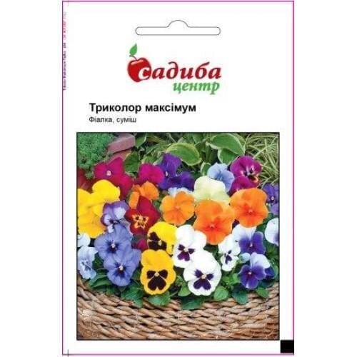 Семена цветов Виола Триколор максимум смесь Частный дом 0,05 г (SZ-1043)