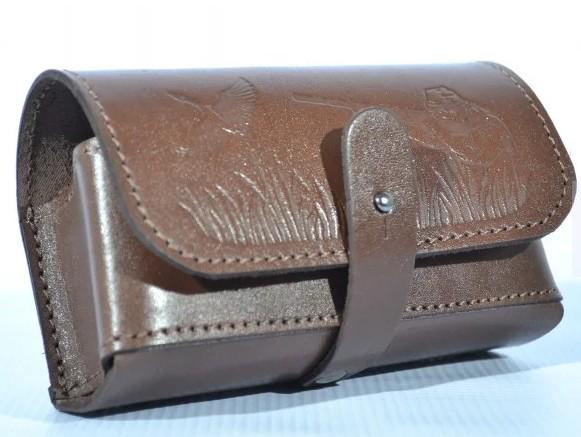 Подсумок двухрядный на 10 патронов Коричневый Подсумок двухрядный на 10 патронов Коричневый