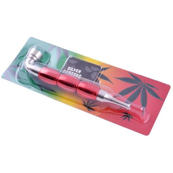 Трубка для курения Home 13 см Red