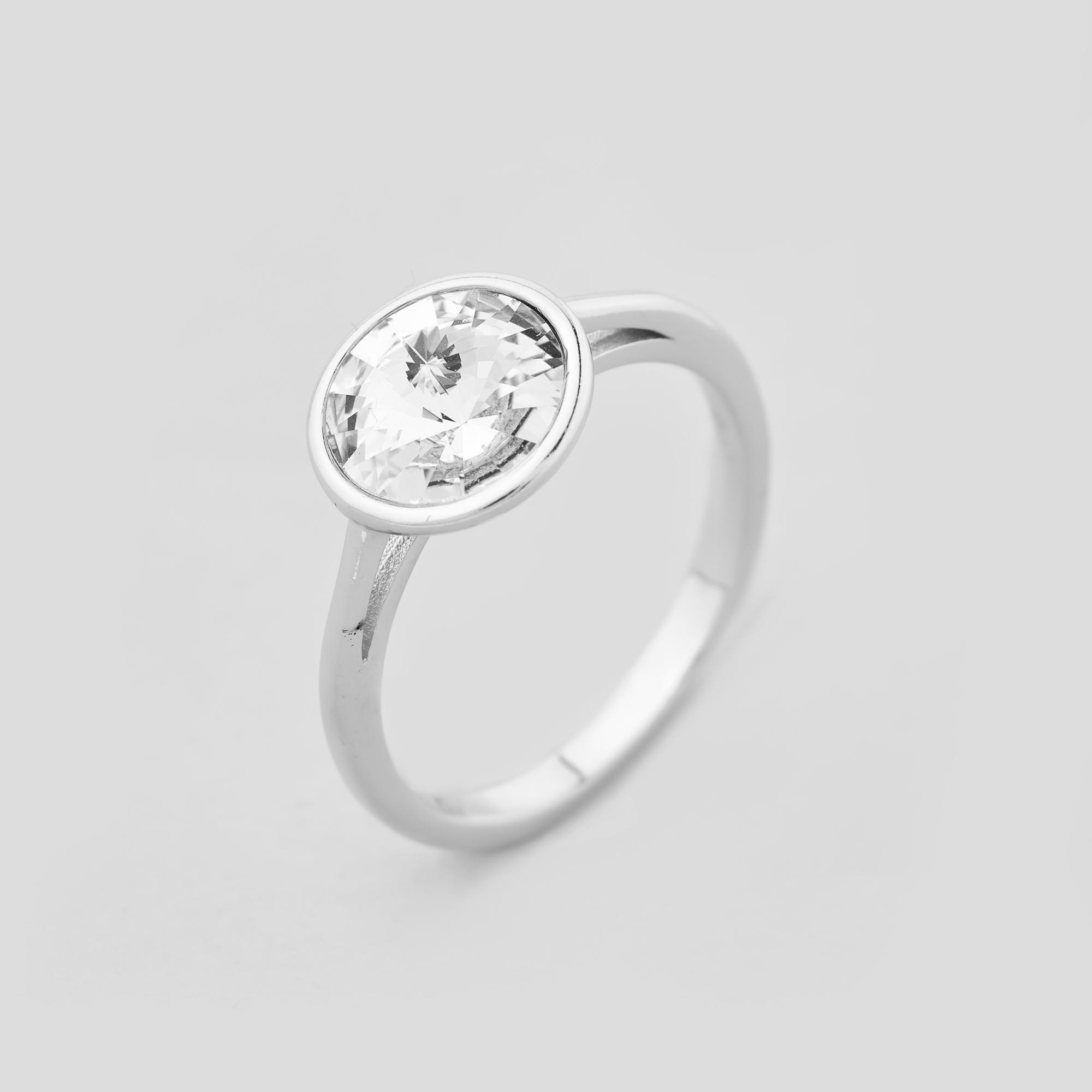 Серебряное кольцо Minimal Отражение судьбы р. 17 (17430)