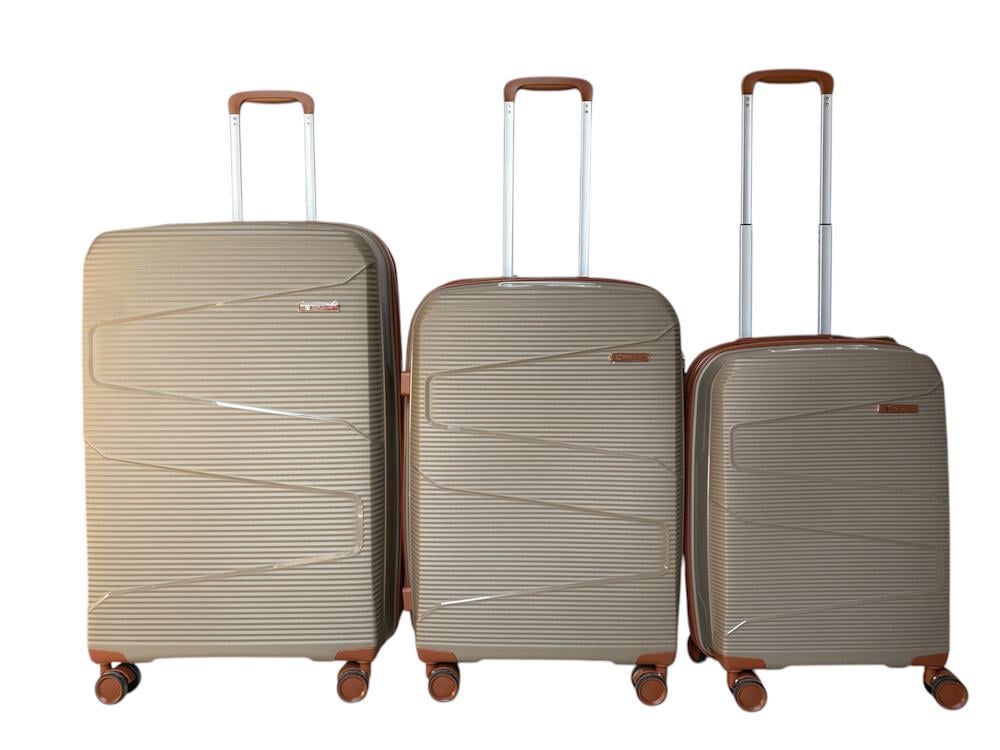 Комплект чемоданов Worldline Airtex 293 Шампань (31706609)