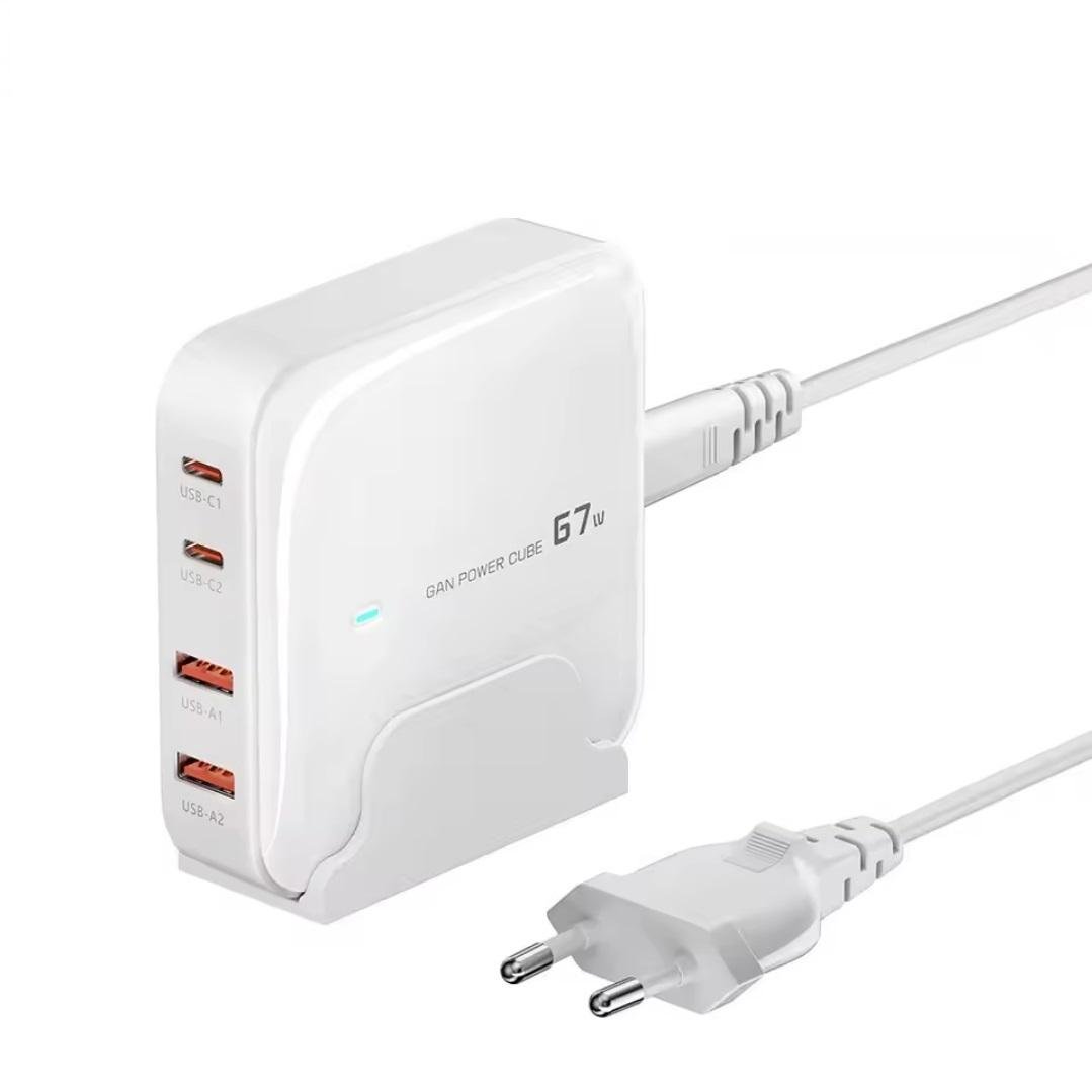 Зарядное устройство для Toocki Gan Desktop Charger 67w PD 67w Белый (26818678) Зарядное устройство для Toocki Gan Desktop Charger 67w PD 67w Белый (26818678)