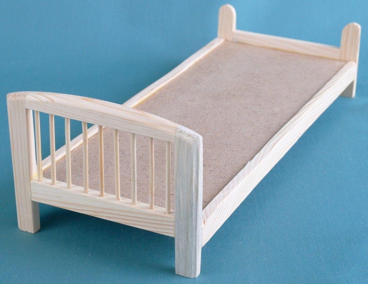 Кровать для кукол из дерева Динь-Динь Бланже (КРТ-001401)