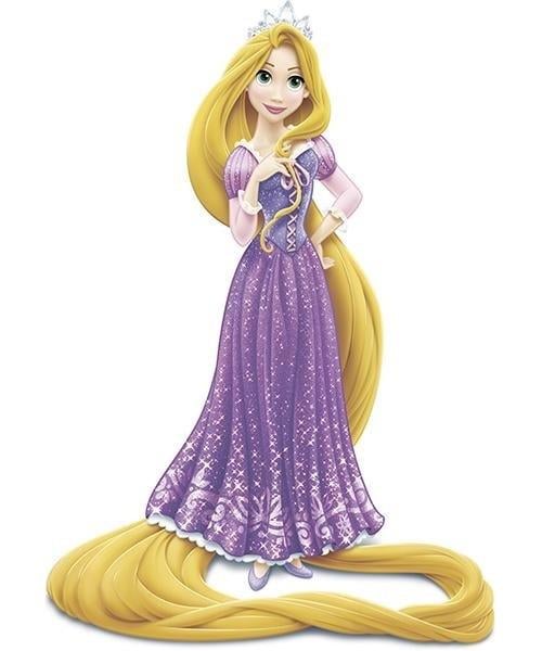 Наклейка ростовая фигура Рапунцель (41096)