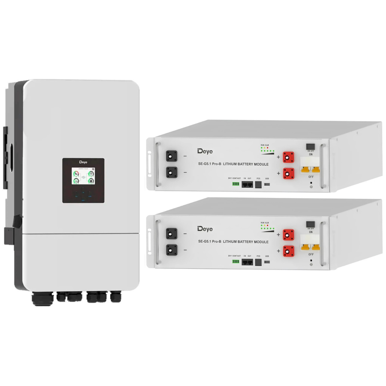 Комплект автономного энергоснабжения Deye SUN-10K-SG05LP3-EU 10 кВт 3-фазный и Deye SE-G5.1 Pro-B 2 шт. LiFePO4 5,12 кВт·ч (36943675) Комплект автономного энергоснабжения Deye SUN-10K-SG05LP3-EU 10 кВт 3-фазный и Deye SE-G5.1 Pro-B 2 шт. LiFePO4 5,12 кВт·ч (36943675)