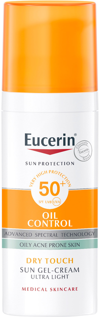 Солнцезащитный крем для проблемной кожи Eucerin Sun Oil Control SPF 50+ 50 мл