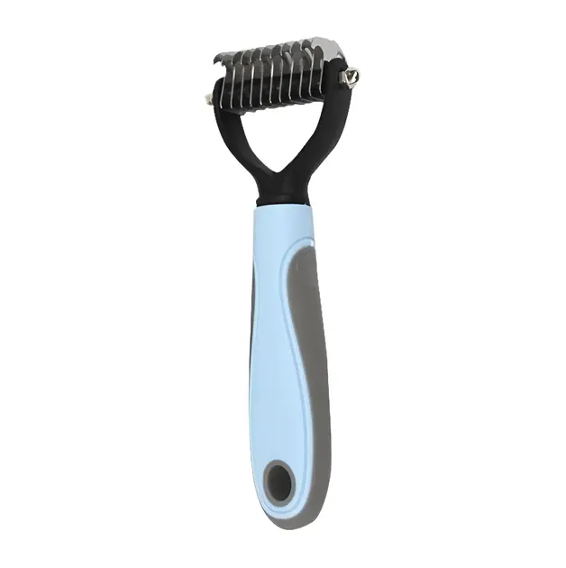 Расческа для вычесывания шерсти кошек и собак AND217 двухсторонняя (8-18-2052500)