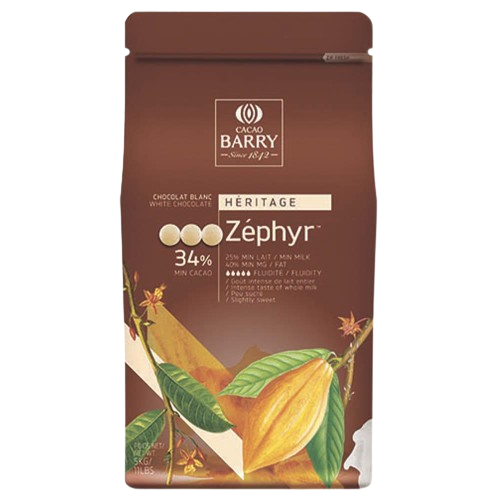 Шоколад білий Cacao Barry Zephyr 34% 1 кг (11426)