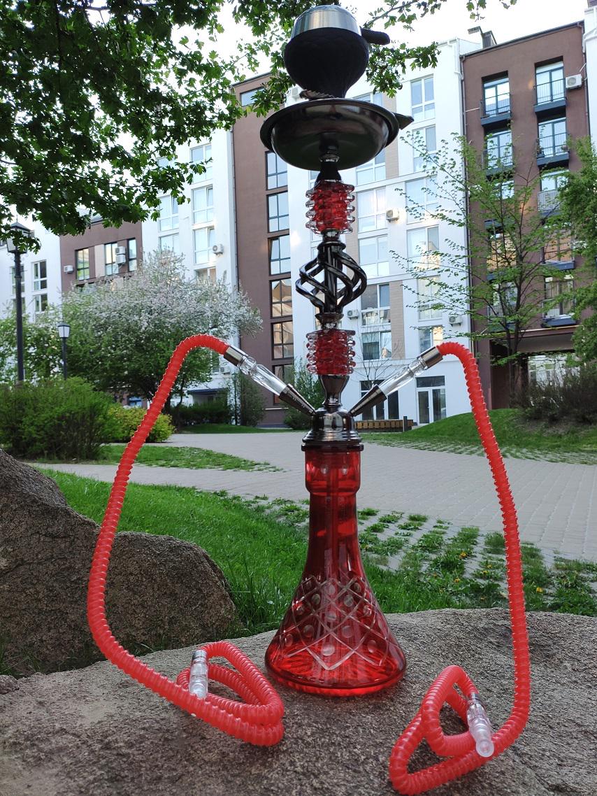 Кальян Hookah Farida Plus 60 см на 2 персоны Red