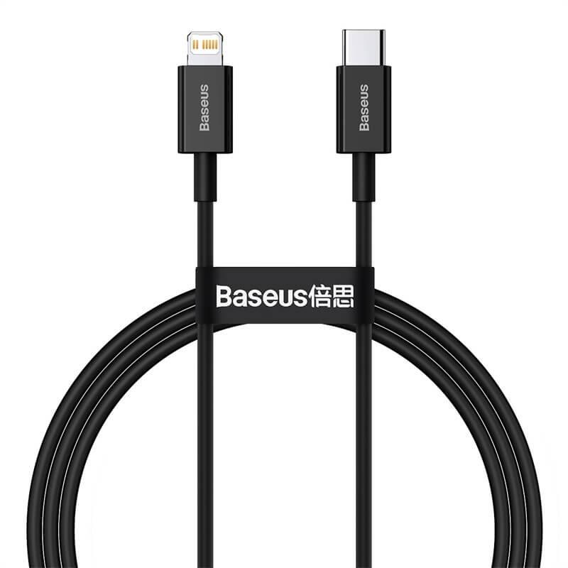 Кабель Baseus Type-C to Lightning Superior Series Fast Charging Data Cable 1 м CATLYS-A03 Black (ba6ecc8e)