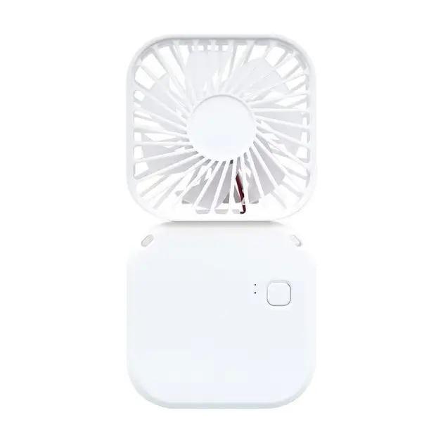 Вентилятор mini-8 на 3 режима/аккумулятор 800 mAh/с зарядкой от USB White (26450775)