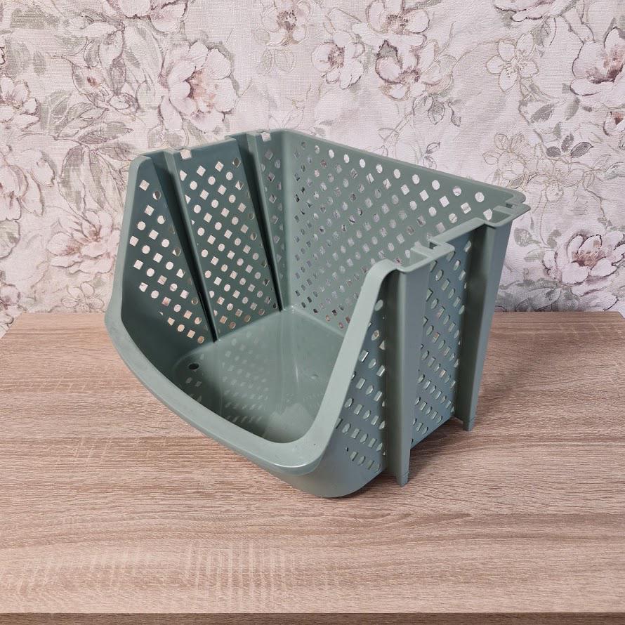 Органайзер модульный для хранения 1 секция 15 л 347х298х243 мм Зеленый (7404)