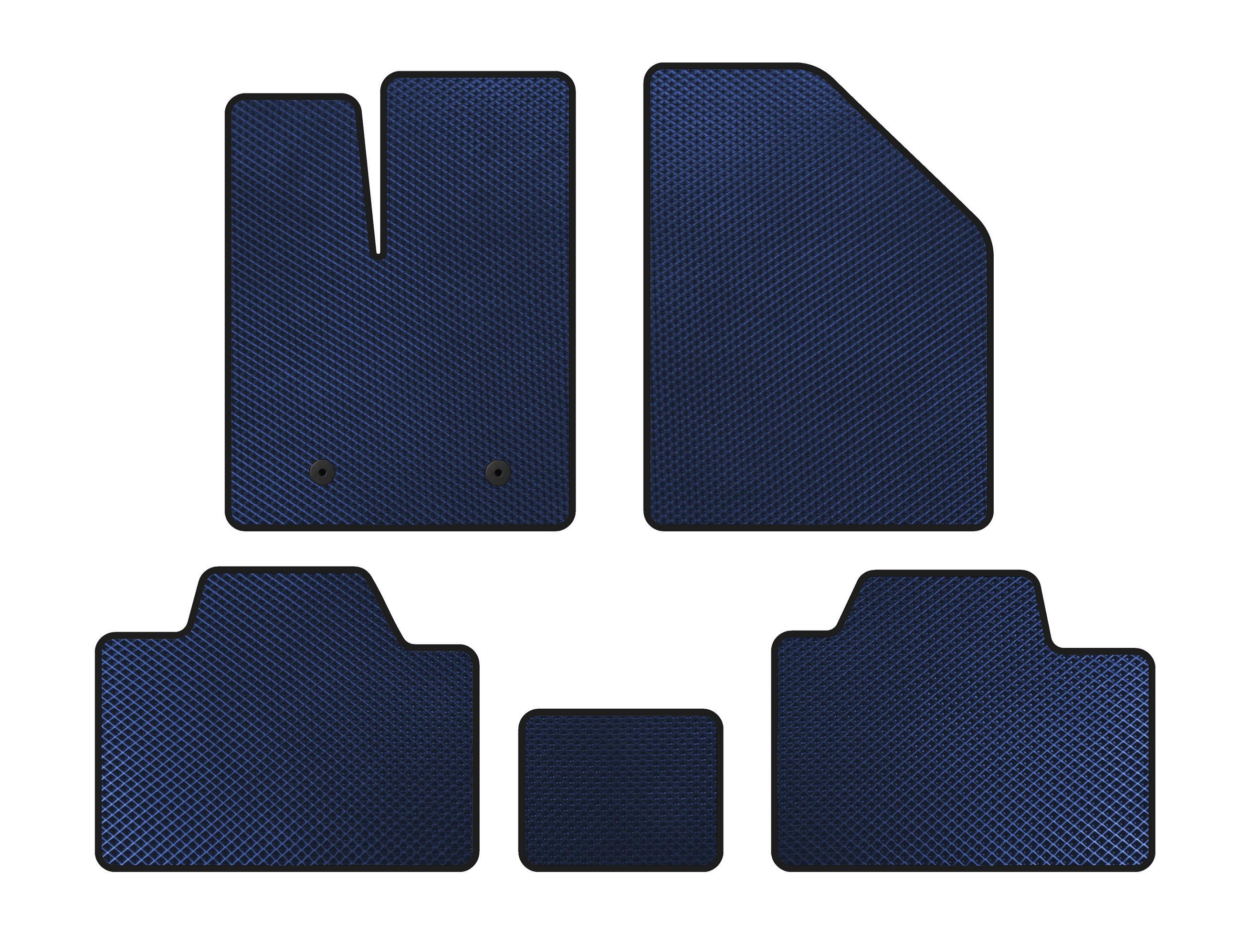 Коврики Digital Designs EVA для Ford Edge 2006-2014 гг. этилвинилацетат Синий (140085)