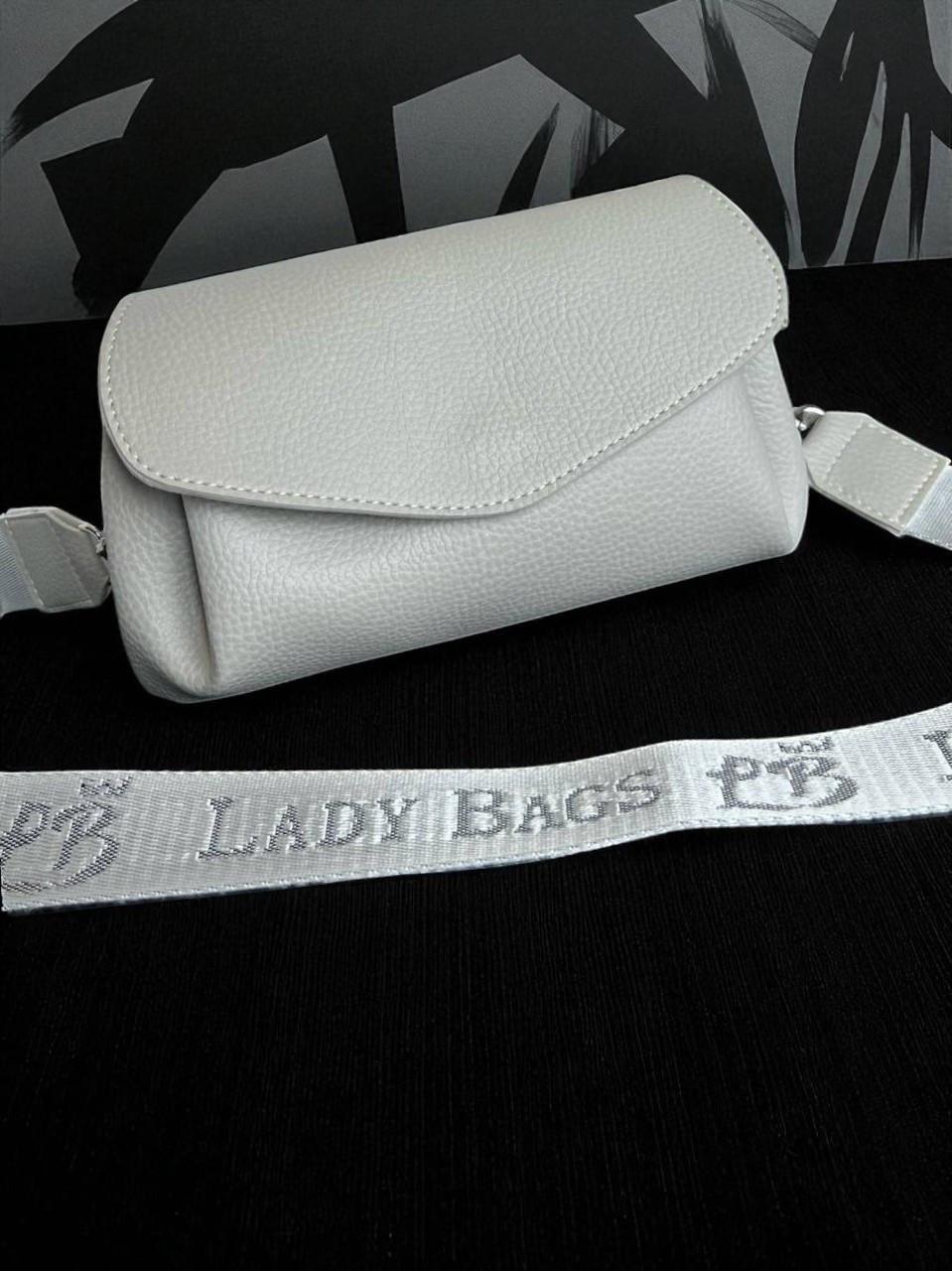 Сумка кросс-боди женская из экокожи под клапаном на магните 24х14 см (2683574763) - фото 2