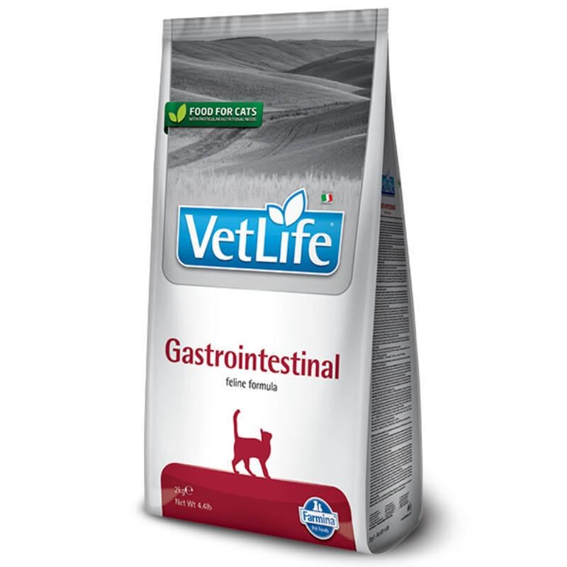 Корм сухий Farmina VetLife Gastrointestinal дієтичний для котів при захворюванні ШКТ 2 кг