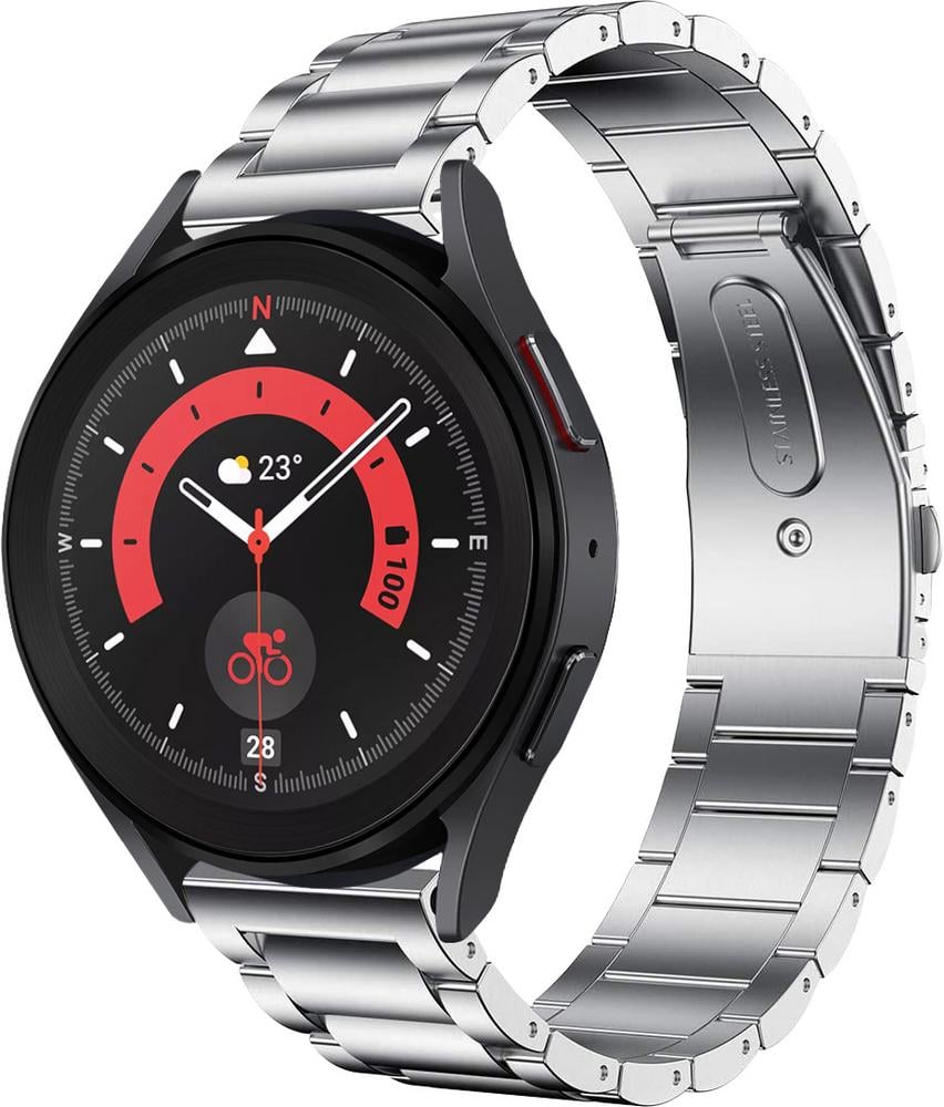 Браслет металлический Shape для Galaxy Watch 5 Pro Silver (29644-59) - фото 1