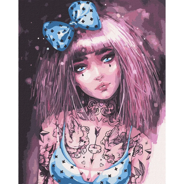 Картина по номерам Идейка Бездонные глаза 40x50 см (KHO4998)