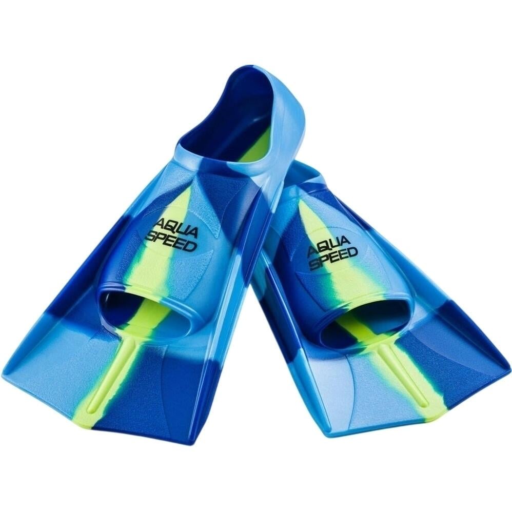 Ласты Aqua Speed TRAINING FINS р. 35-36 Голубо-лаймовый (137-82)