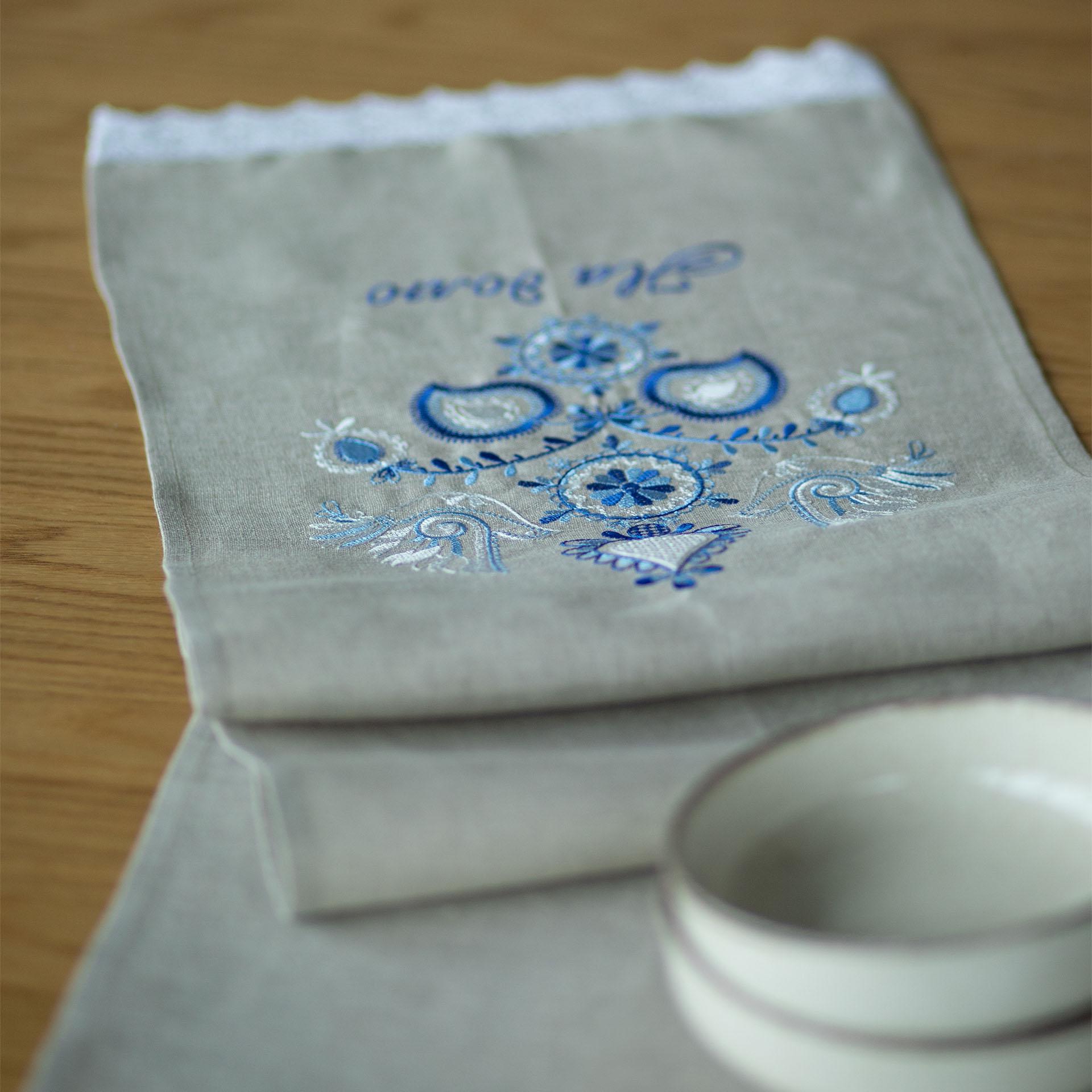 Рушник вишитий лляний Едельвіка "На щастя на долю" 1,8 м (91-25/00) - фото 3