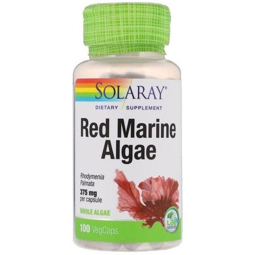Красные водоросли Solaray Red Marine Algae 375 мг 100 Veg Caps