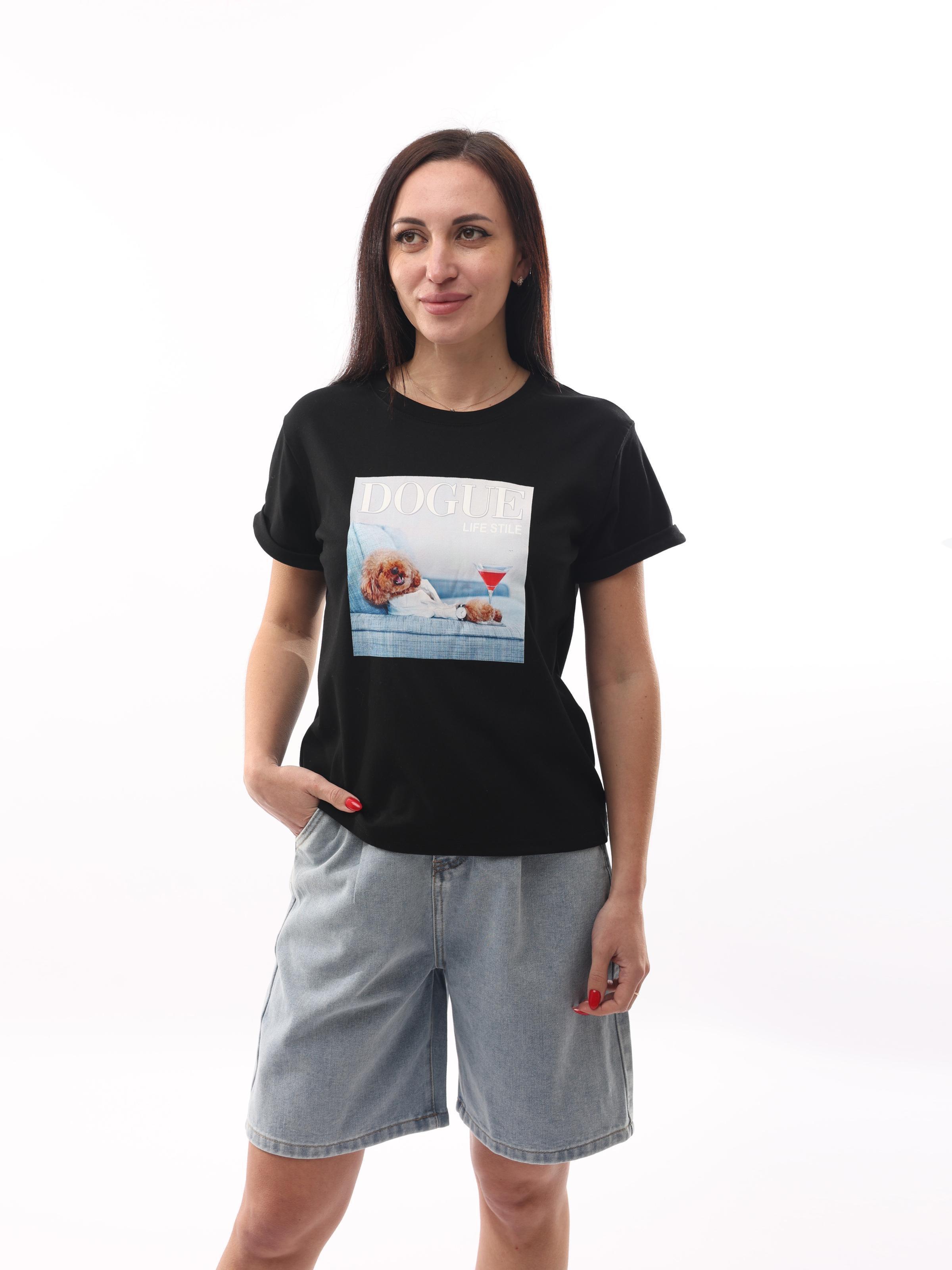 Футболка женская est. 1991 S Черный (277939-S)