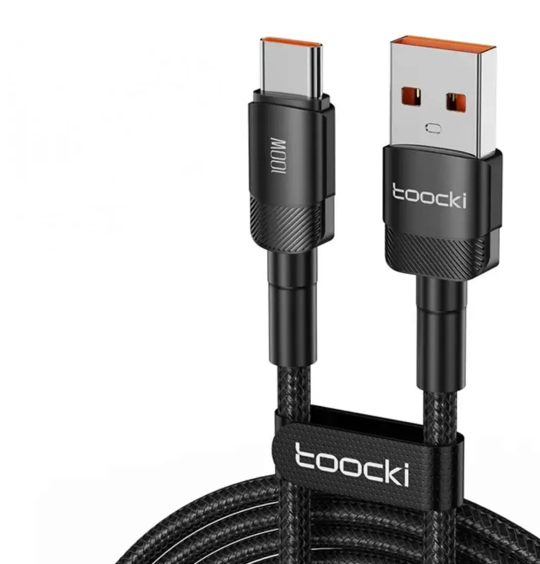 Кабель USB-A - Type-C Toocki PD100W 3 м (230047)