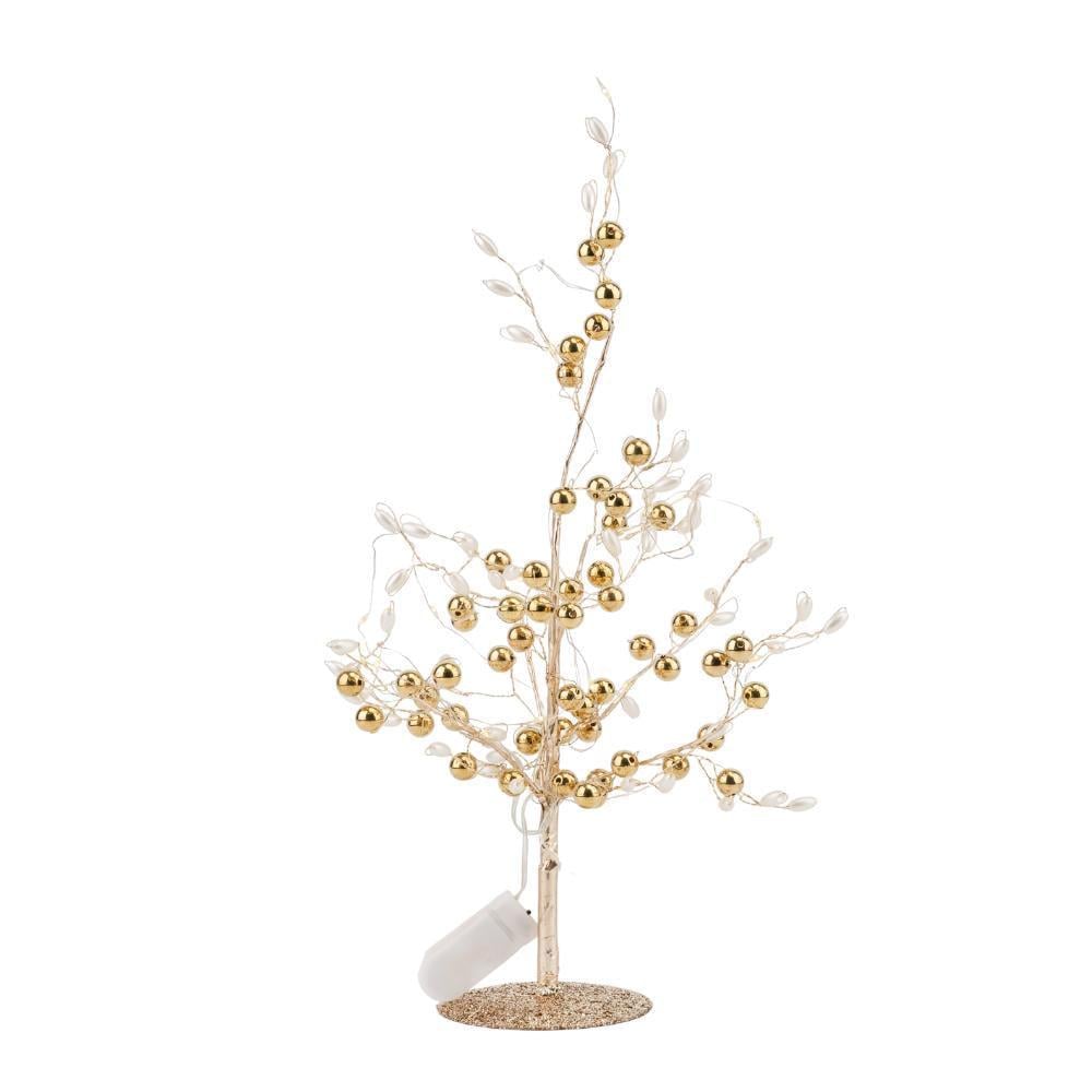 Дерево декоративное с подсветкой Сияние золота 40 см Дерево декоративное с подсветкой Сияние золота 40 см