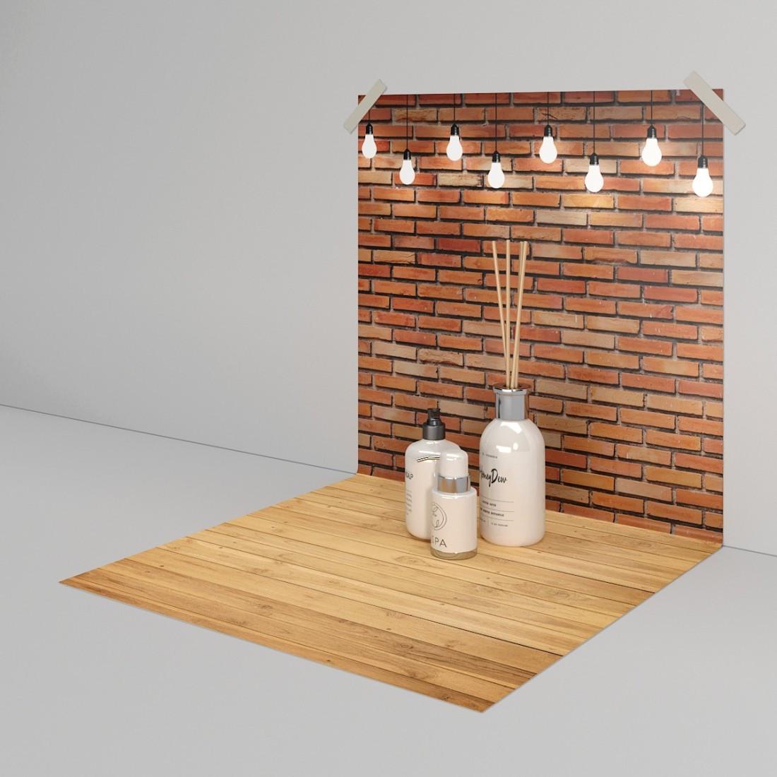 Фотофон виниловый Frontlit 450 г/м2 стена/пол 75x150 см №59110