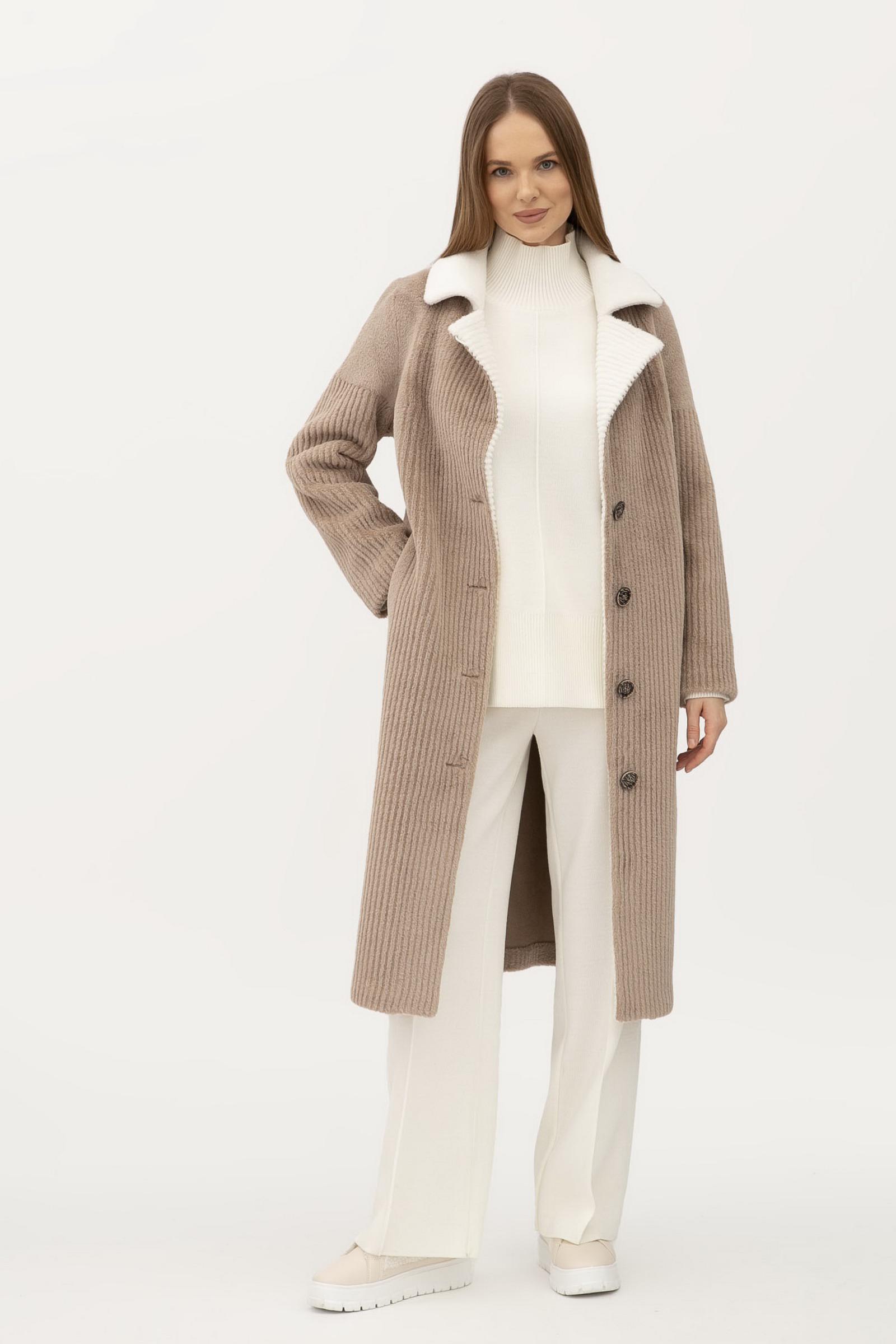 Пальто Lesia 24107301 р. 48 Капучино (148220000) - фото 2 Пальто Lesia 24107301 р. 48 Капучино (148220000) - фото 2
