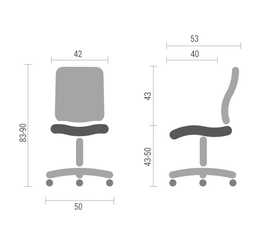 Кресло детское сетка АКЛАС Иви Оранжевый (10052469) - фото 5