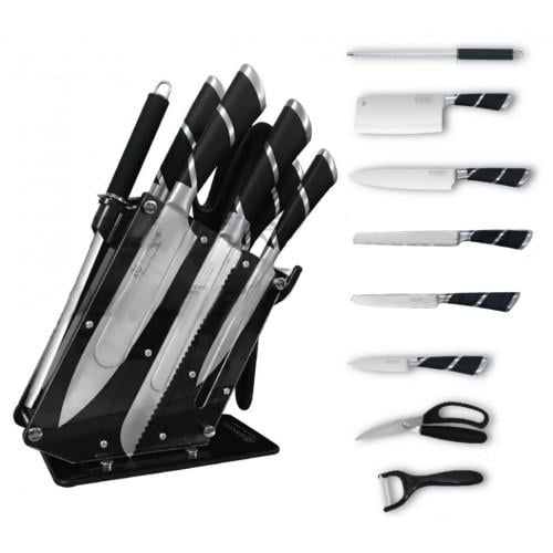 Набір ножів Edenberg EB-3613 на акриловій підставці нержавіюча сталь 9 пр. (EB-3613) - фото 2 Набір ножів Edenberg EB-3613 на акриловій підставці нержавіюча сталь 9 пр. (EB-3613) - фото 2