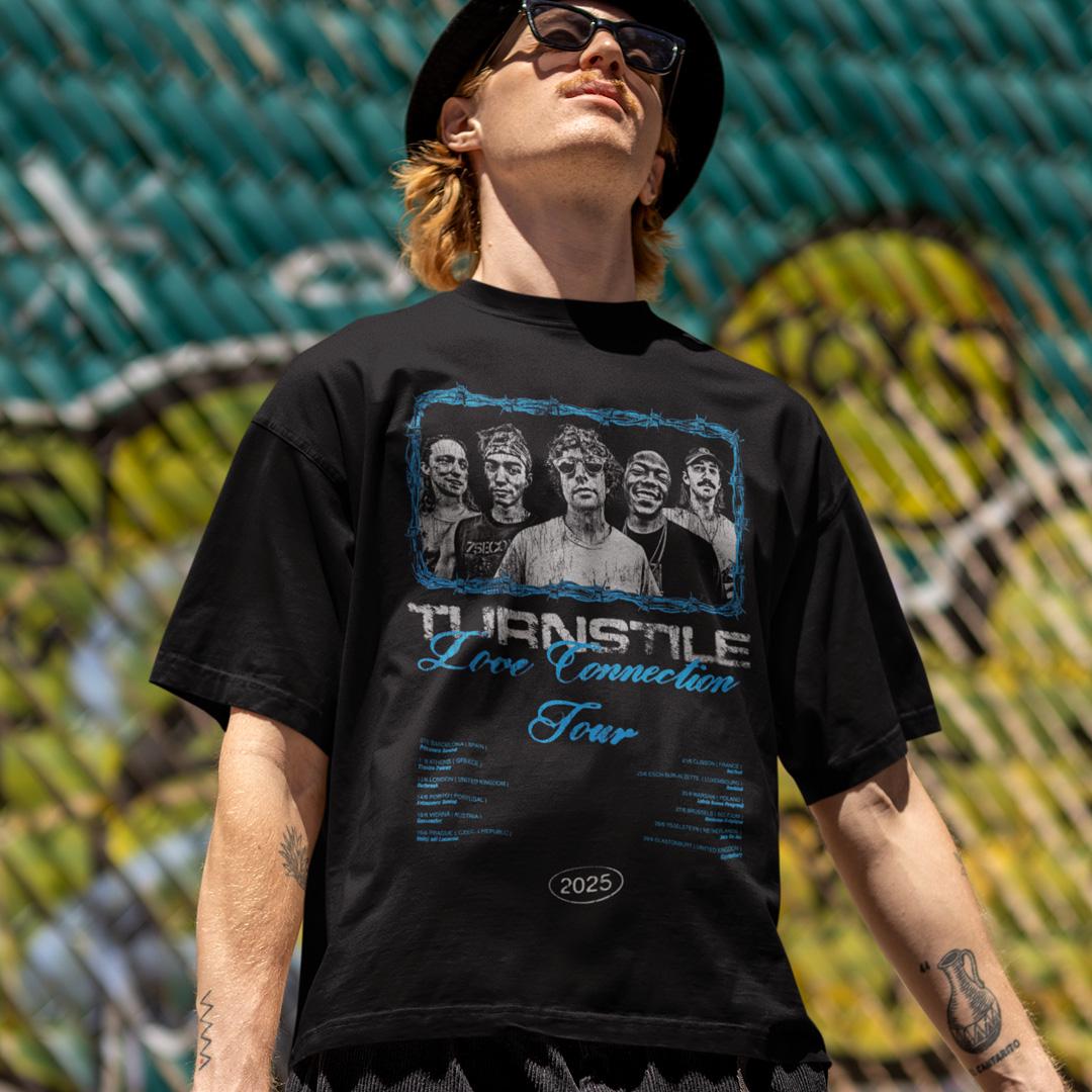 Футболка мужская Turnstile Love Connection Tour 2025 L Черный (32698538)