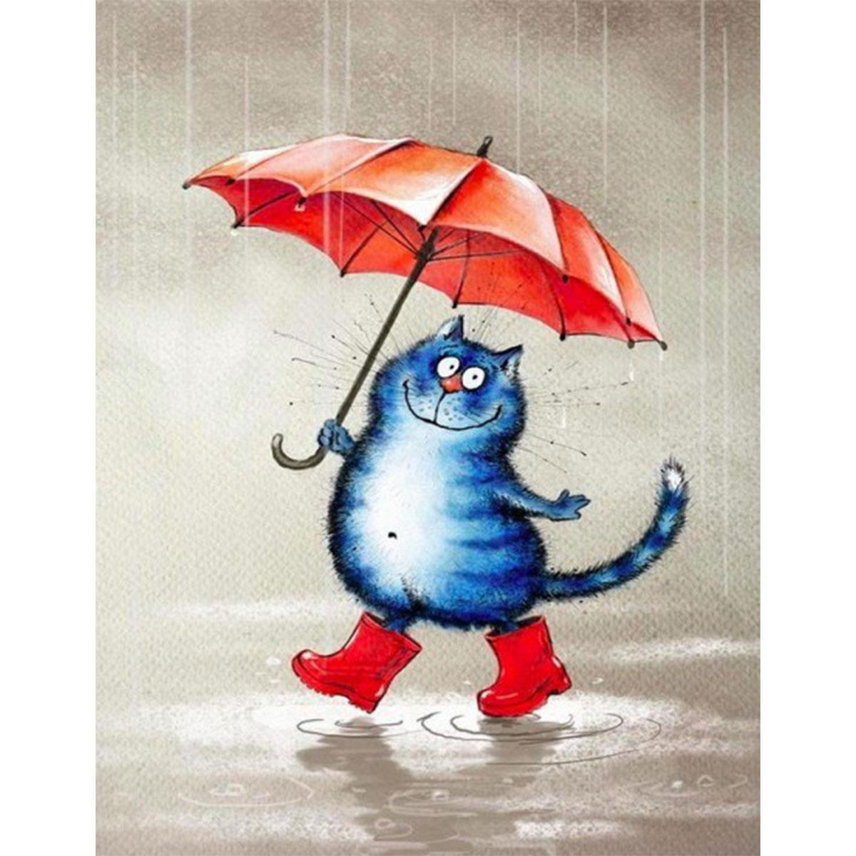 Алмазная мозаика Santi Улыбка дождю 30х40 см (954053)