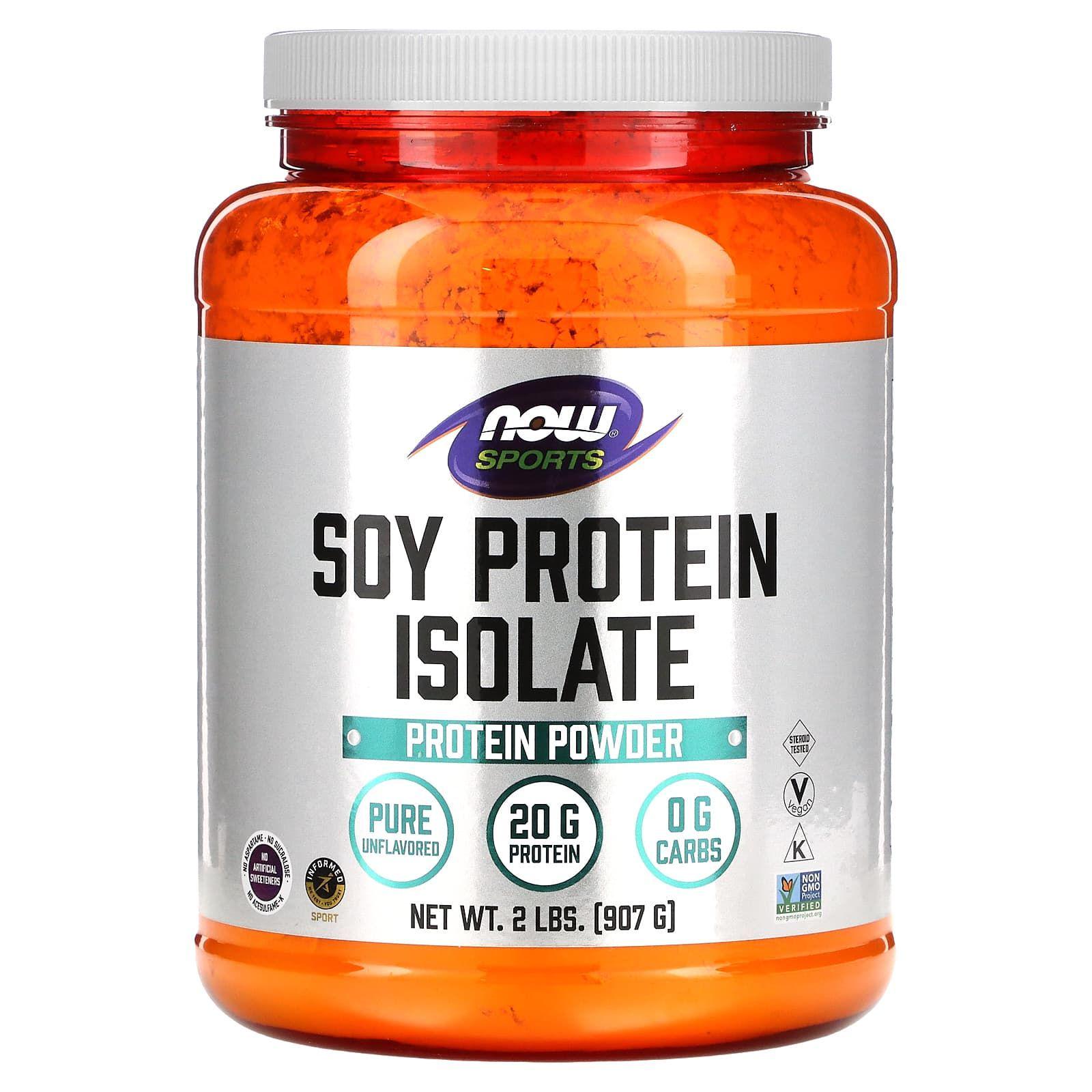 Протеин NOW Foods Soy Protein Isolate 907 g /38 servings/ Unflavored