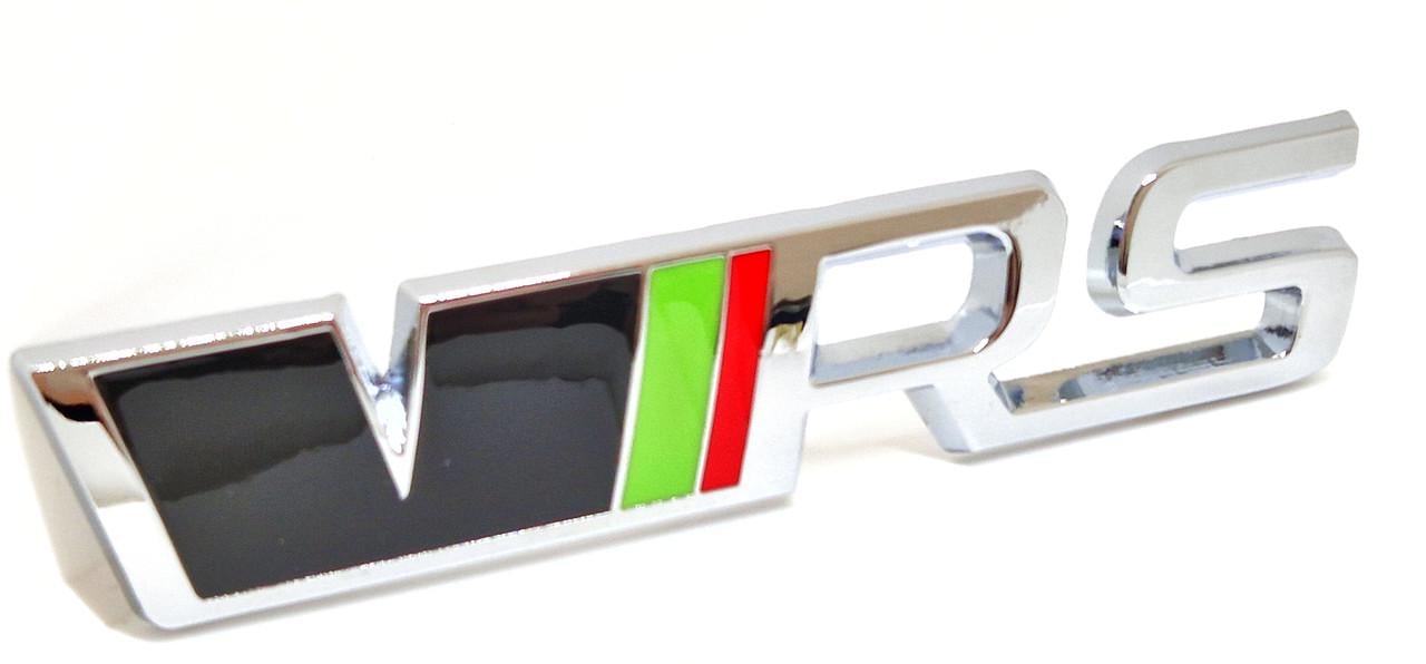 Эмблема надпись VRS Skoda на крышку багажника ВРС (2474695497)